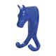 Perry Equestrian Horse Head Double Stable/Wall Hook - Blue