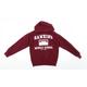 Stars Boys Red Pullover Hoodie Size L