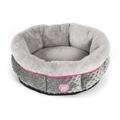 Ancol Small Bite Donut Dog Bed - 20" - Pink