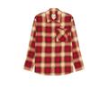 Moncler Long Sleeve Shirt in Plaid - Red. Size S (also in ).