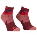 Ortovox - Women's All Mountain Quarter Socks - Merino socks size 39-41, red