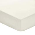 Bedeck 1951 Plain Dye Percale Single Fitted Sheet, Ivory