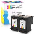 Compatible HP 301XL Black Ink Cartridge Twin Pack - D8J45AE - EXTRA HIGH CAPACITY (Cartridge People)