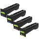 Lexmark 72K20 Return Program Multipack - Full Set of 4 Toner Cartridges (Original)