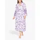 Nora Rose by Cyberjammies Vivien Floral Dressing Gown, Lilac