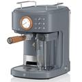 Swan SK22150GRYN Nordic Semi Auto 1.7L Coffee Machine - Nordic Grey