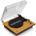 Lenco LS-10WD Turntable with Built-in Speakers - Wood