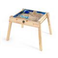 Plum Build and Splash Wooden Sand and Water Table - Natural