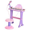 Jouet Kids 37 Key Mini Electric Keyboard - Pink/Purple