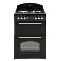 Leisure CLA60GAK Classic Range-Style 60cm Double Gas Cooker - Black