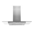 Hotpoint Uif 9.3F Lb X 60Cm Chimney Island Cooker Hood - Stainless Steel