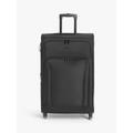 John Lewis Melbourne 77cm 4-Wheel Large Suitcase, Black