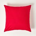 Red European Egyptian Cotton Pillowcase 200 TC, 80 x 80 cm