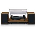 Lenco LS-100WD Turntable with Hi-Fi Speakers - Oak Wood