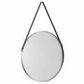 Julian Bowen Opera Round Pewter Mirror