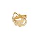Pilgrim Gold Chunky Adjustable Ring