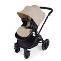 Ickle Bubba Stomp V3 i-Size Travel System with Isofix Base - Sand on Black with Black Handles
