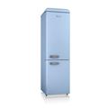 Swan SR11025BLN Retro 249L Slimline Fridge Freezer - Blue