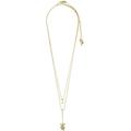Pilgrim Gold Jolene Crystal Pearl Necklace Set - Gold