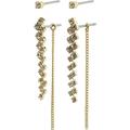 Pilgrim Gold Jolene Crystal Chain Earring Set