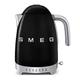 Smeg KLF04BLUK 50s Retro Style 1.7L 3KW Jug Kettle with Variable Temperature - Black