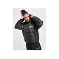 Nike Swoosh Padded Jacket - Black/Black/White - Womens, Black/Black/White