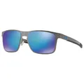 Oakley OO4123 Men's Holbrook Prizm Polarised Metal Square Sunglasses