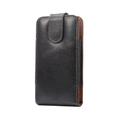 DFV mobile Genuine Leather Holster Executive Case belt Clip Rotary 360 Magnetic Closure for Acer Liquid Zest Black