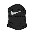 Supreme Nike Neck Warmer Black