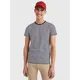 Tommy Hilfiger Stretch Slim Fit Stripe T-Shirt, Desert Sky/White