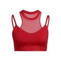 adidas Ivy Park High-Neck Sheer Bra Red