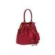 Prada Bucket Bag Saffiano Leather Gold-tone Red