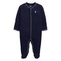 Ralph Lauren Baby Boys Classic All In One - Navy, Navy, Size 3 Months