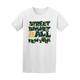 Teeblox Street Basketball New York Tee Men's -Image by Shutterstock White XL