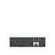 Apple Magic Keyboard With Touch Id And Numeric Keypad For Mac Models With Apple Silicon - Black Keys - British English