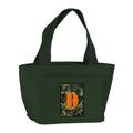 Caroline's Treasures Letter D Monogram - Camo Green Zippered Insulated School Washable and Stylish Lu