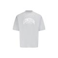 Balenciaga Cities London Medium Fit T-Shirt Gray/White