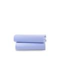 Clair De Lune Pack Of 2 Fitted Cot Bed Sheets - Blue