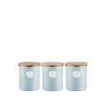 Typhoon Living Tea, Coffee And Sugar Storage Canisters - Blue