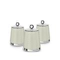 Morphy Richards Dimensions Set Of Three Storage Canisters – Ivory Cream