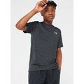 UNDER ARMOUR Boys Tech 2.0 Short Sleeve T-Shirt - Black, Black, Size L=11-12 Years