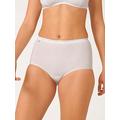 Sloggi 3 Pack Maxi Briefs - White, White, Size 14, Women