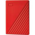 Western Digital My Passport 2TB Mobile External Hard Drive in Red - USB3.0