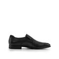 Start-rite College Boys Smooth Leather Smart Slip On School Shoes - Black, Black Leather, Size 3 Older