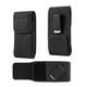 DFV mobile Nylon Belt Holster with Swivel Metal Clip for Alcatel One Touch Pixi 3 5.0 3G 5015 Black