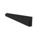 uPVC J Trim (Soffit Board Starter Trim) 5m - Black freefoam F107BL