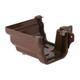 Plastic Guttering Ogee Prostyle 90 Degree External Angle 106mm - Brown Brett Martin BR088EBR