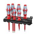 Wera Wera 3165i/6 Kraftform Plus VDE Stainless Steel Lasertip 6 Piece Screwdriver Set