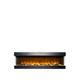 Adam Fires & Fireplaces Adam Sahara Electric Inset Media Wall Fire With Remote Control, 1500Mm