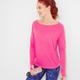 Knowles Womens Long Sleeve Tech Top - Vibrant Pink